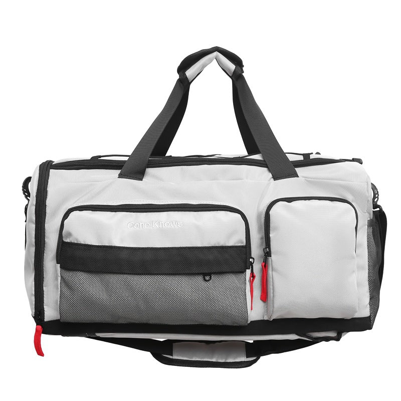 New men's and women's fitness bags, duffel bags with shoe compartments, large-capacity multi-functional storage bags, messenger portable travel bags