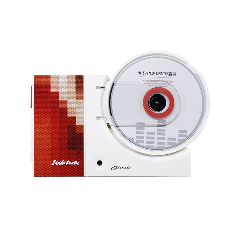 Wall-mounted cd player - retro audiophile grade, high-fidelity audio, desktop player with bluetooth, integrated cd player and speaker system