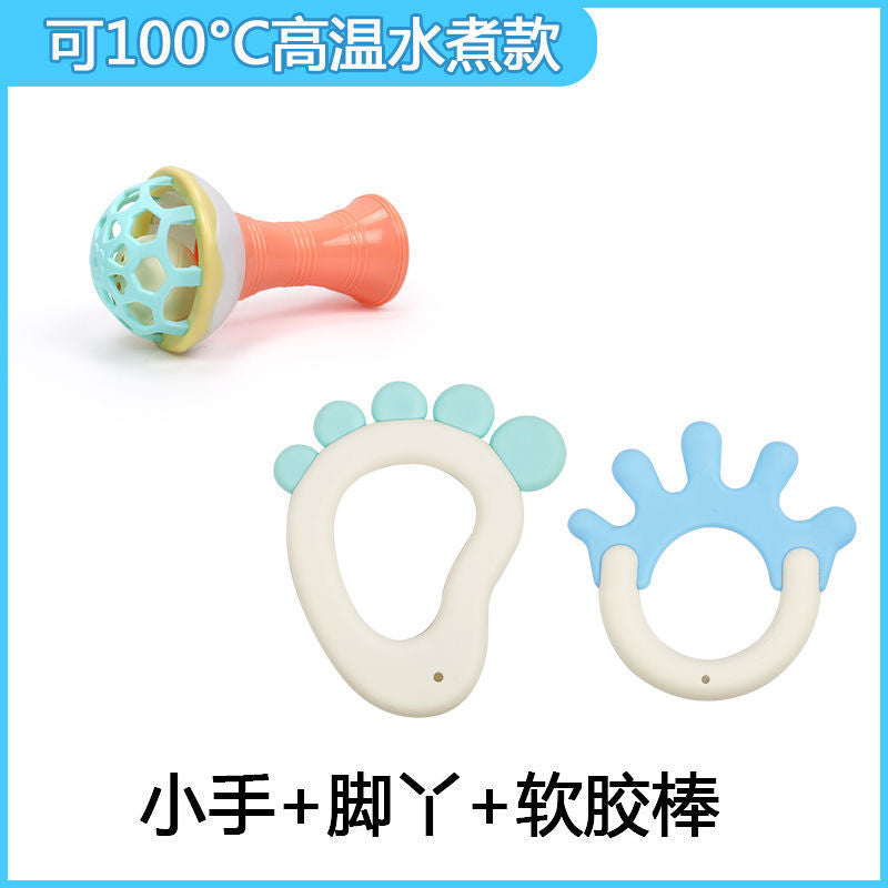Cross-border export newborn baby toys baby hand rattle boys and girls early education puzzle bell toothpaste bed bell accessories