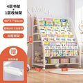 Kids bookshelf storage rack floor-standing picture book rack toy two-in-one storage rack simple reading area baby bookcase