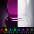 Led human body induction night light human toilet hanging atmosphere light 8 colors 16 colors toilet sensor light toilet lid light