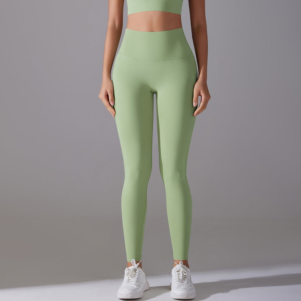 High-waisted, figure-hugging, butt-lifting yoga pants with a barely-there feel. antibacterial, no-ride-up, quick-drying leggings, perfect for running and fitness. custom manufacturing available