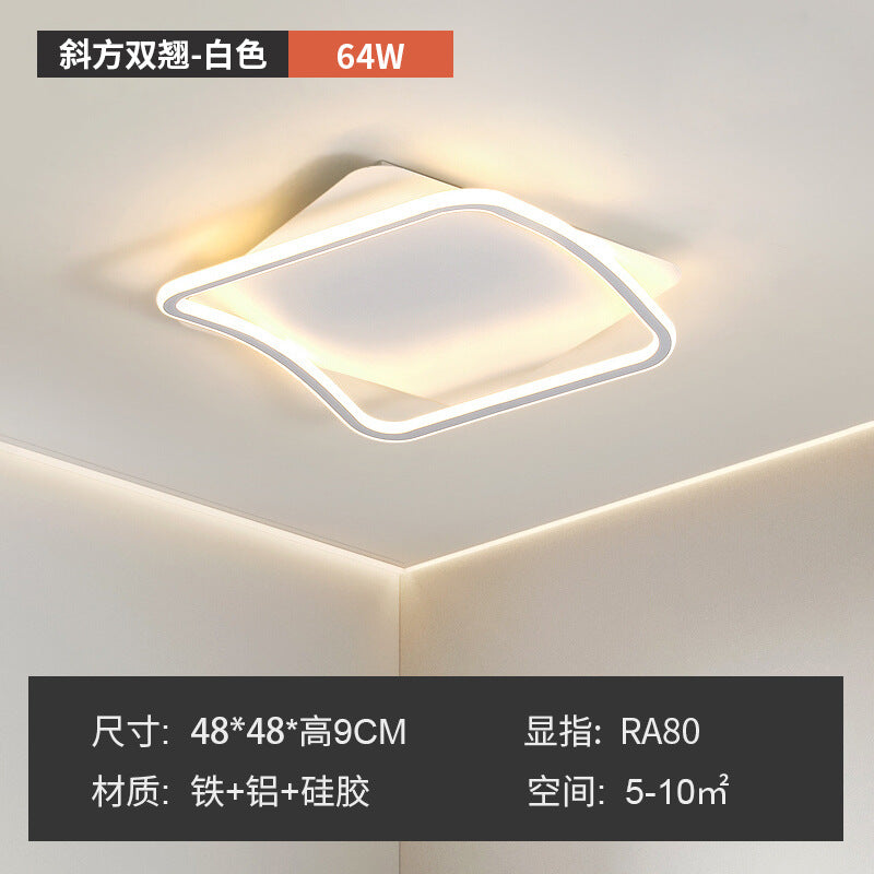 Full Spectrum Ceiling Light Bedroom Light Minimalist Rectangle Modern Simple Nordic Lighting Home Zhongshan Living Room Main Light