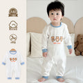Baby cotton romper - spring/autumn newborn pajamas - adorable newborn outfit - crawling suit