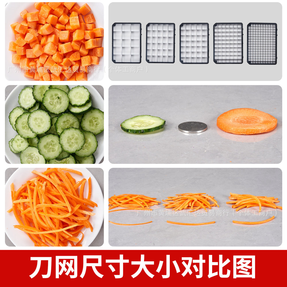 Dicing machine commercial potato multi-purpose capsules radish carrot onion shredding vegetable cutting machine slicing multi-function