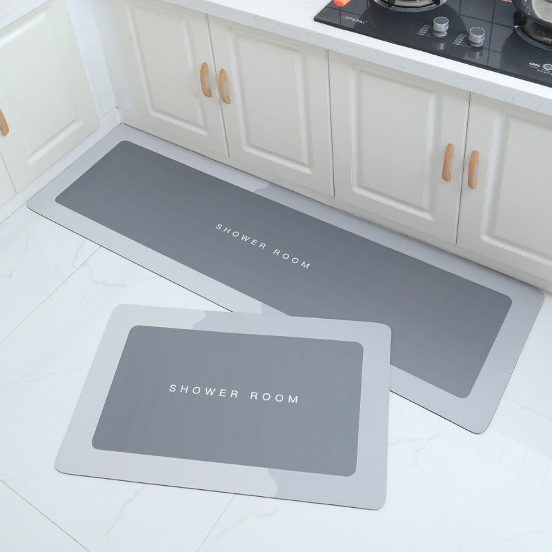 Wholesale diatomaceous earth quick-dry bath mats in nordic style. absorbent, non-slip bathroom, kitchen, and entryway rugs