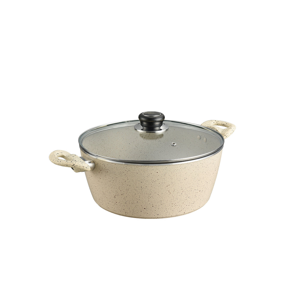 Personalized oem imitation die-casting suit frying pan milk pot soup pot combination for home medical stone non-stick pot for home soup pot frying