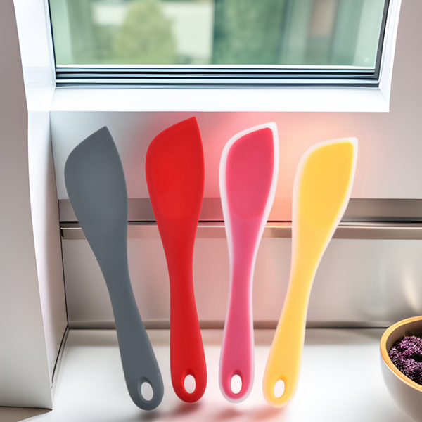One-piece silicone scraper Baking tool scraper Chocolate stirring scraper Cream spatula Cake Butter scraper
