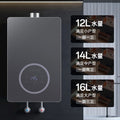 Gas water heater for home zero cold water natural gas 16l constant temperature bath silent forced exhaust pressurized energy saving wholesale