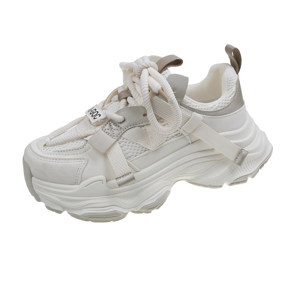 Mesh dad shoes women's thick soleplatform shoes 2025 spring new arrivaleasiest for matchbest sellingpetitesheight increasingcasual women's shoes