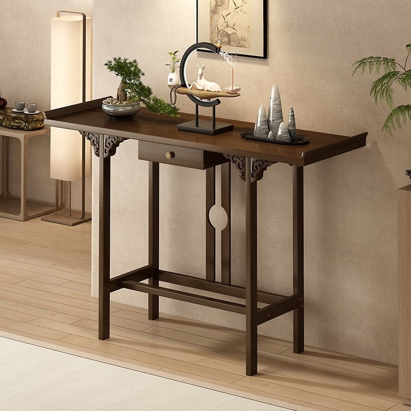 Buddhist niche altar table, home simple entrance, incense table, god of wealth altar table, altar stand cabinet, modern style grids