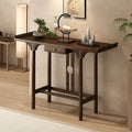 Buddhist niche altar table, home simple entrance, incense table, god of wealth altar table, altar stand cabinet, modern style grids