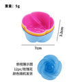silicone muffin cups baking diy tools - round & heart-shaped cake cup molds - high-temperature resistant silicone cake cups