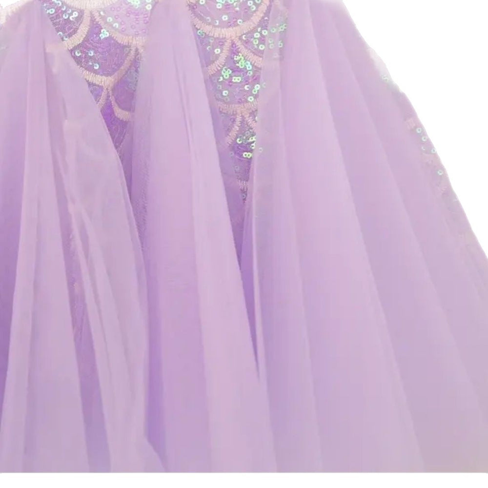 Girls' summer mermaid dress  new style little girl baby sequin skirt kids chic princess dress