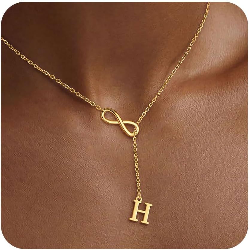 2024 new cross-border e-commerce style: 26 alphabet letter heart pendant necklace - minimalist, versatile, and fashion-forward design