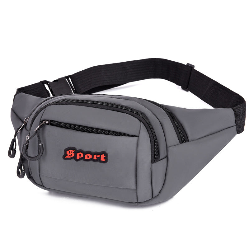 New niche men's messenger bag fashion spring and summer multi-functional breast bag fitness outdoor sports mobile phone fanny pack women