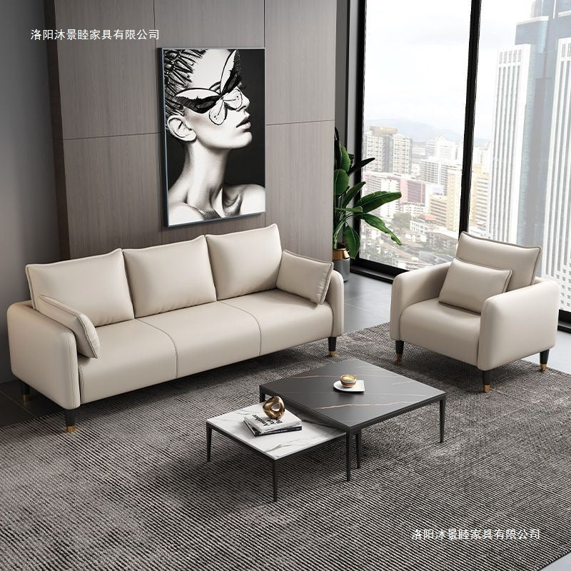 new living room sofa - compact size, ideal for rentals, hotels, apartments, two-seater, three-seater fabric sofa - also suitable for clothing stores