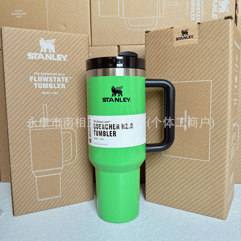Stanley stanley 2nd generation 40oz thermos cup 304 stainless steel straw cup outdoor car cup large capacity