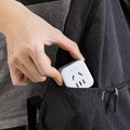 Two-pin to three-pin socket 2-hole to 3-hole global travel port version converter conversion plug korean british standard german standard
