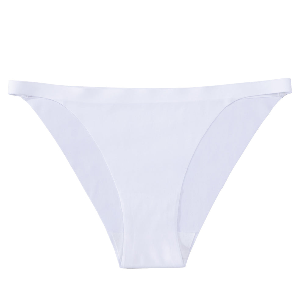 European and american seamless women's low-rise sexy panties - minimalist, thin, invisible thong bikini in ice silk