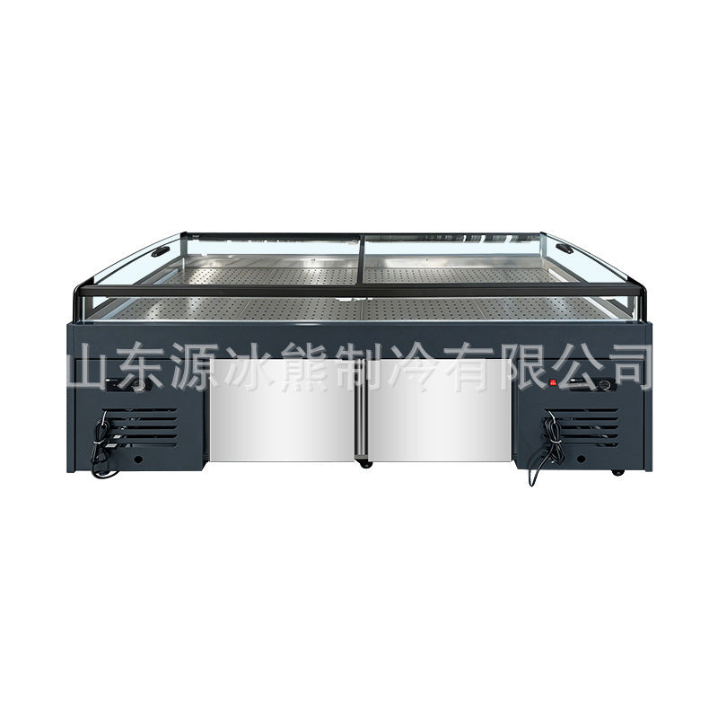 Supermarket pickles display cabinet, pickles cabinet, kimchi refrigerator, fruit refrigerator, slotted spicy strips cabinet, commercial cold dish cabinet