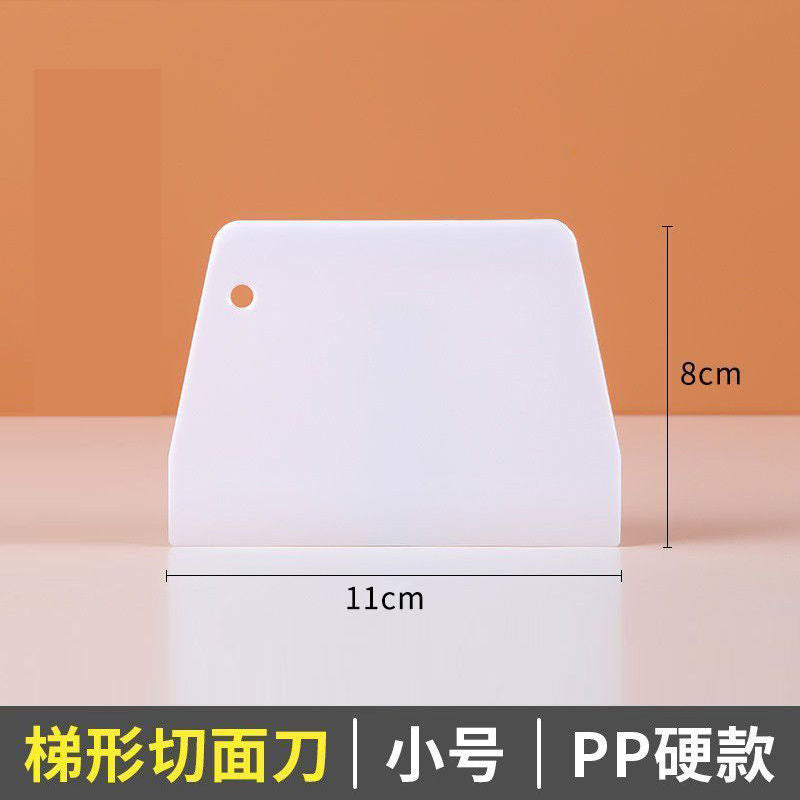 Pp dough scraper for home use - noodle cutter, nougat cutter, baking & handcrafting tool, kitchen utensil, cream scraper