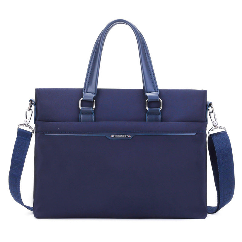 Wholesale men's shoulder bag crossbody briefcase - waterproof business laptop bag - large capacity document bag with logo