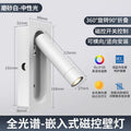 Upgraded full spectrum light source, 98 cri, matte white - 4000k neutral white (cutout size): width 5.5 * height 15 * depth 5