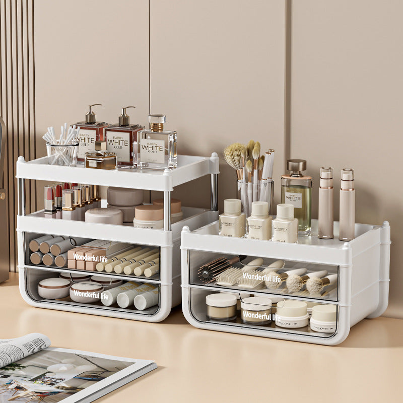 Skin care product storage box Multi-layer drawer storage Locker Lipstick Cosmetics storage box Premium desktop