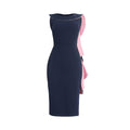 African clothing women's plus size round neck daily ol commute pencil skirt  banquet dress