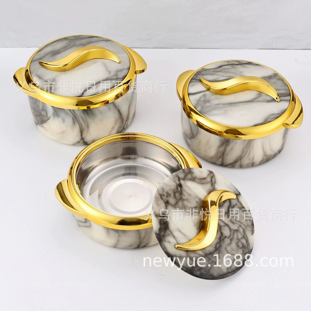 Newnewnew cross-border hot sale factory direct sales foodwaremer fresh-keeping lunch box thermal box thermal pot 3pcs