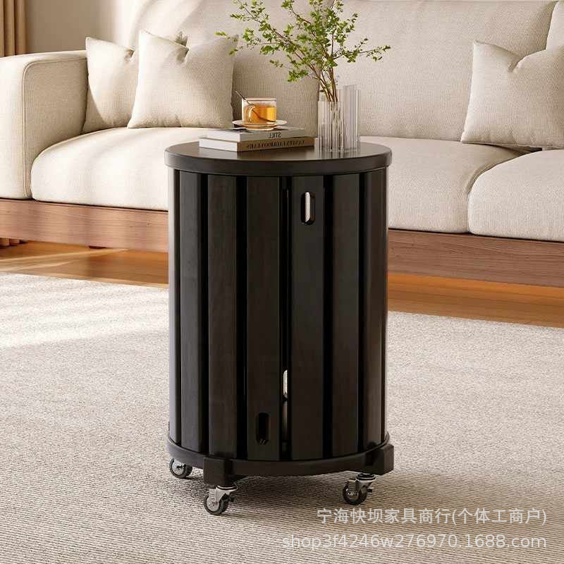 For home stool stackable solid wood jenga new chinoiserie low stool living room dining room coffee table universal wheel small stool