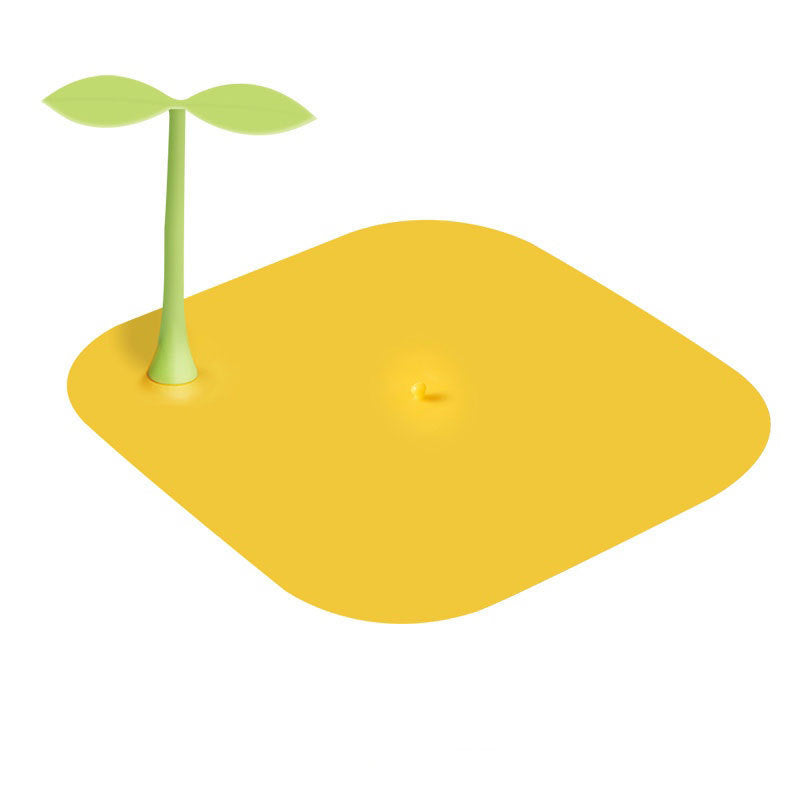 Floor drain cover Household bean sprouts Floor drain Silicone sewer deodorant cover Bathroom insect cover Bean seedlings Floor drain pad