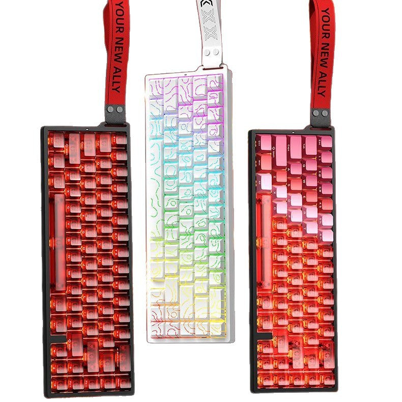 Xinmeng beat68 magnetic axis wireless three-mode mechanical keyboard wired customized low latency magnetic jade axis e-sports game