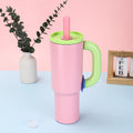 Amazon dopamine large capacity ice cup 304 stainless steel vacuum insulated mug with portable handle - perfect for car use