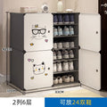 Shoe box shoe rack multi-layer for home door dust-proof storage box storage handy gadget simple shoe cabinet rental house storage