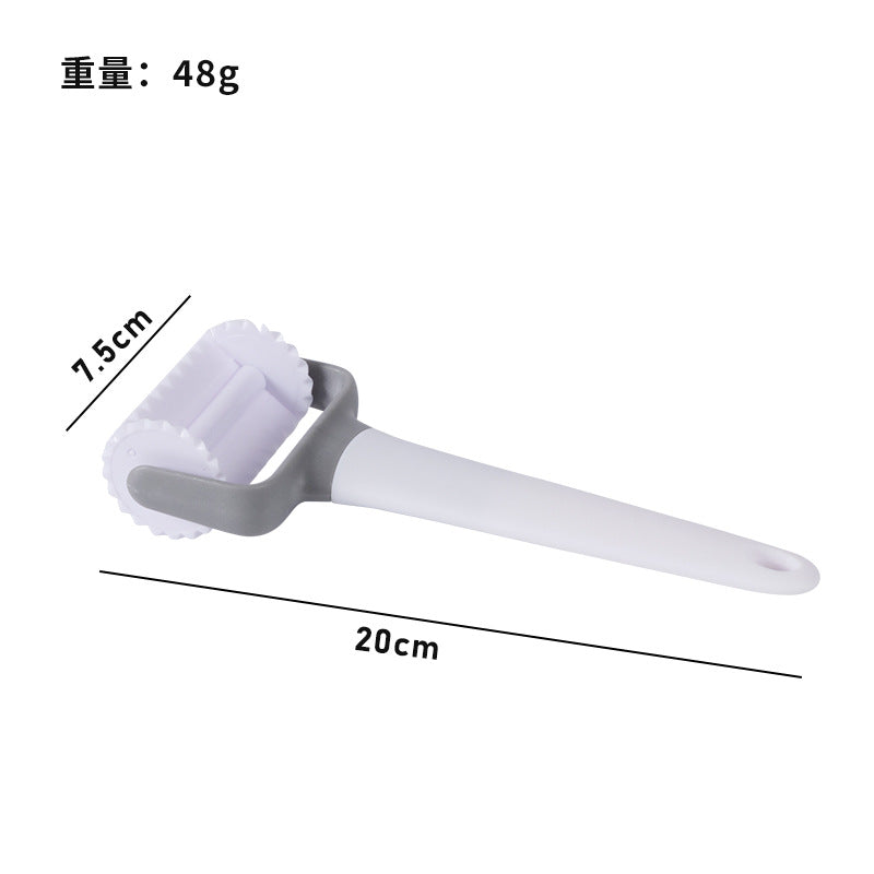 hot-selling dough biscuit roller knife casual portable plastic fondant dough roller knife biscuit demoulding device