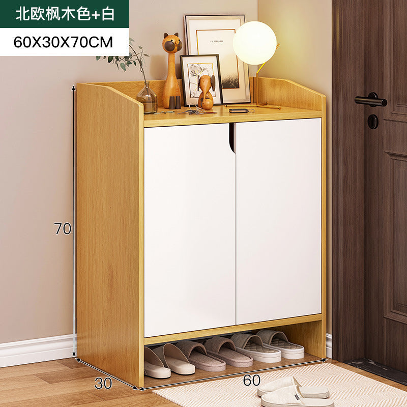 Large capacity shoe cabinet for home use - entryway, hallway, and outdoor console table all-in-one storage - new shoe rack