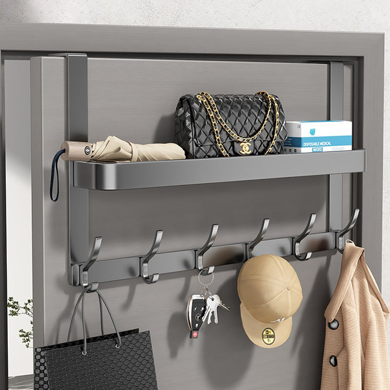 No punching door back hook hanger coat hook storage rack clothes storage rack artifact door back wall hook dormitory