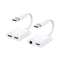 Apple iphone 17 compatible type-c headphone adapter dac digital decoder 2-in-1 audio converter cable tpc