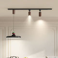 Restaurant chandelier can be lifted and lowered, long arm telescopic industrial style retro speaker dining table lamp, full spectrum foldable rocker arm chandelier