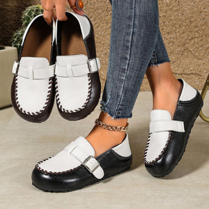 Plus size retro birkenstock-style women's slippers - new spring/autumn  collection - casual slip-ons, comfortable two-wear style, casual loafers