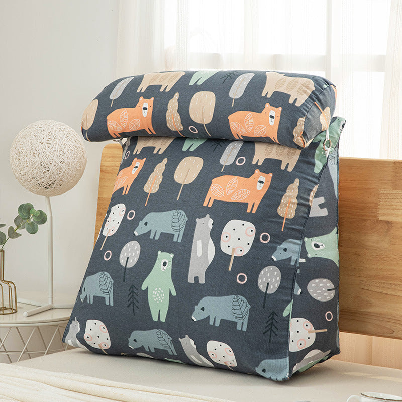 Multifunctional bed cushion bedside soft backrest office lumbar pillow tatami sofa waist cushion wholesale