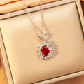 X8314-26 silver round necklace