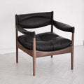 Nordic single sofa chair designer hunting chair medieval style living room casual guest chair hotel guest room solid wood chair