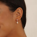 2024 new fashionable light luxury pearl earrings - versatile korean style, trendy and chic