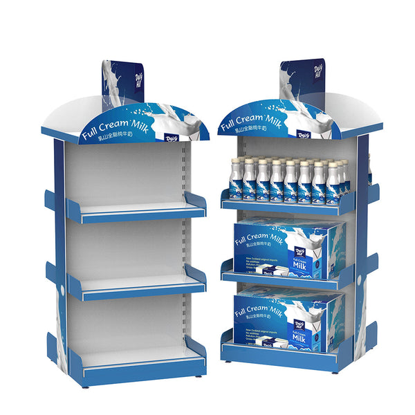 Supermarket snacks and beverages display rack Convenience store beverage display rack Floor-to-ceiling metal shelf Convenience store shelf