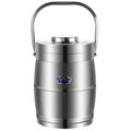 multi-layer insulated bucket commercial large-capacity stainless steel outdoor lunch box soup bucket satchel insulated rice bucket satchel pot