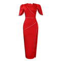 D557 women's foreign trade summer  new fashionable elegant banquet evening dress long gown african cross-border dress