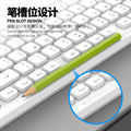 Leikui lk200 business office keyboard and mouse combo - white computer all-in-one with keyboard and mouse set for pc assembly